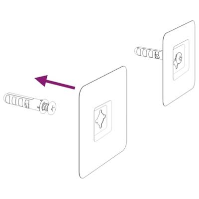 VidaXL Badkamerspiegel led 40x40 cm