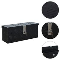 VidaXL Aluminium kist 485x140x200 mm zwart - thumbnail