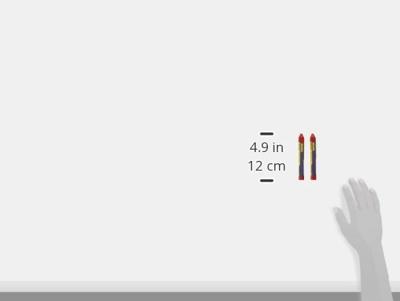 Irwin Rood krijt, gekarteld 2 in verpakking - 666012