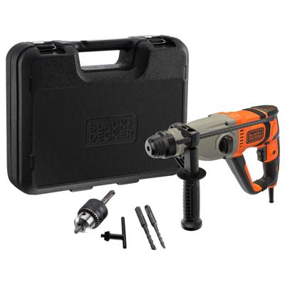 BLACK+DECKER BEHS02K 800W 2.2J SDS+ Boorhamer | In koffer - BEHS02K-QS BLACK+DECKER BEHS02K 800W 2.2J SDS+ Boorhamer | In koffer - BEHS02K-QS