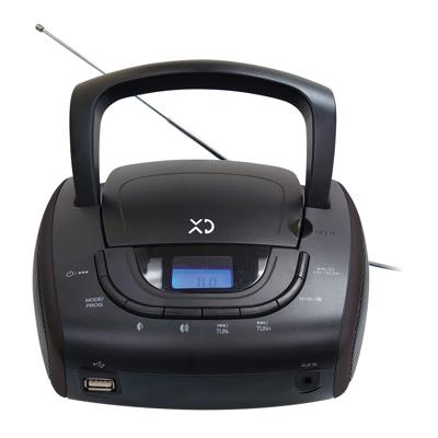 XD XDUSB918PBLK CD-speler draagbare cd-speler zwart