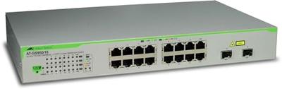 AT-GS950/16-50 Switch Layer 2 Gigabit WebSmart - 16 x 10/100/1000T | 2 x SFP - Internal PSU