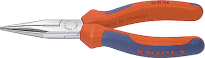 Knipex 25 05 160 Radiotang 160mm recht + zijsnijder met comfortgrepen | verchroomd