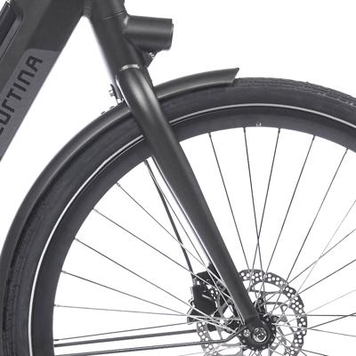 Cortina voorvork e-nite black graphite matt