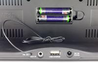 Wekkerradio met Draadloze Oplader en Dual Alarm - Digitale Wekker met FM-radio - Wit Display (HCG008Q) - thumbnail