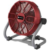 TOOLCRAFT TAWB-200 Accuventilator 26 W (Ø x h) 275 mm x 350 mm Rood, Grijs, Zwart LED-indicatie, Werkt ook op batterijen - thumbnail