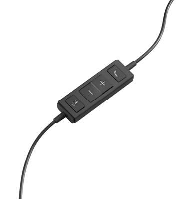 Hoofdtelefoon met Hoofdband Logitech 981-000575 Zwart - thumbnail