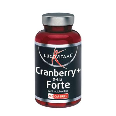 Lucovitaal Cranberry met X-tra Lactobacillus Capsules - thumbnail