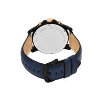 Fossil Grant chronograaf marineblauw lederen Herenhorloge- blauw FS5061 - thumbnail