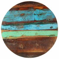 VidaXL Tafelblad rond 25-27 mm 60 cm massief gerecycled hout - thumbnail