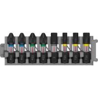 Bosch Accessoires PRO Impact schroefbitset | PH2 (x2); PZ2 (x2); H5; T20; T25; T30 | 25 mm | 8 stuks - 2608521U62 - thumbnail