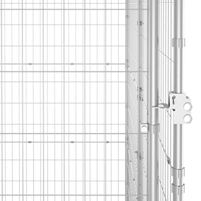 Hondenkennel 21,78 m² gegalvaniseerd staal
