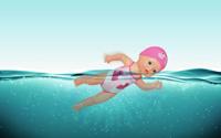 BABY born - My First Swim Girl 30cm (831915) - thumbnail