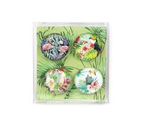 Trendform Magnet Eye - Jungle Bird - set van 4 verschillende - thumbnail