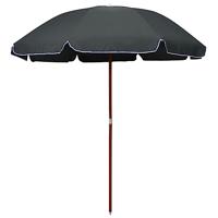 VidaXL Parasol met stalen paal 240 cm antracietkleurig - thumbnail