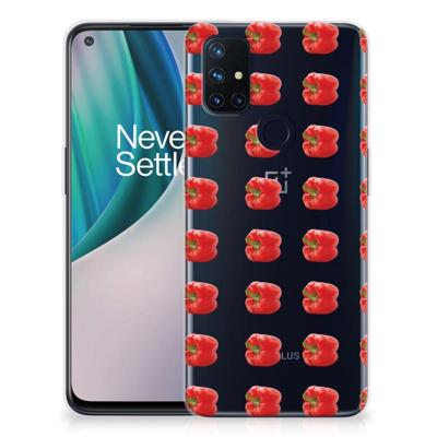 OnePlus Nord N10 5G | Siliconen Case | Paprika Red OnePlus Nord N10 5G | Siliconen Case | Paprika Red