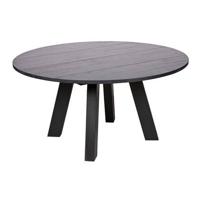WOOOD Rhonda eettafel Ø150 cm Blacknight - thumbnail
