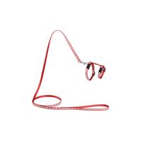 Beeztees Kittentuig Hartjes Rood 120cm x 10mm - thumbnail