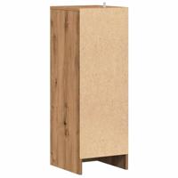 VidaXL Schoenenkast 32x35x92 cm bewerkt hout artisanaal eikenkleur - thumbnail