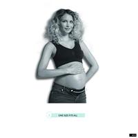VerlengbareFlexi-Belt riem van Carriwell blauw/zwart/crème - thumbnail