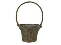 Hengselmand wilg d35h56cm grijs - thumbnail