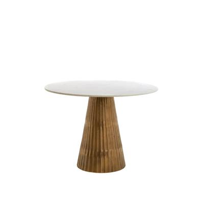 Light & Living Ronde Eettafel 'Leyda' Wit Marmer, Ø100cm Light & Living Ronde Eettafel 'Leyda' Wit Marmer, Ø100cm