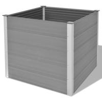 Plantenbak verhoogd 100x100x91 cm HKC grijs - thumbnail