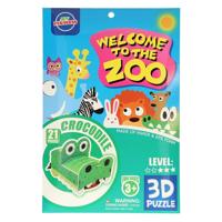 Bouwpakket 3D Krokodil - thumbnail