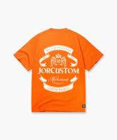 Jorcustom Ribbon Loose Fit T-Shirt Oranje/Wit - Maat S - Kleur: WitOranje | Soccerfanshop - thumbnail