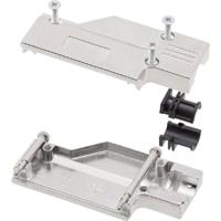 MH Connectors MHDCMR09-RA-K 6560-0501-01 D-sub behuizing Aantal polen: 9 Metaal 90 ° Zilver 1 stuk(s) - thumbnail