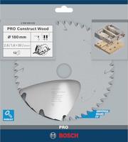 Bosch Accessoires Cirkelzaagblad Construct Wood 180 x 30/20 x 2,6 mm, 12 1st - 2608640632 - thumbnail