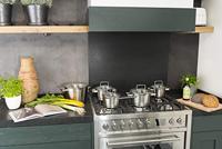 Sola Pannenset Diamond - RVS - Kookpan ø 16, 18, 20, 24 cm & Steelpan ø 16 cm - Inductie geschikt - 5 Delig - thumbnail