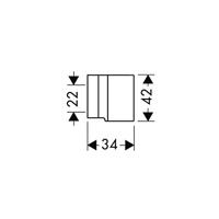 AXOR Starck Porter wandhouder chroom 27515000 - thumbnail