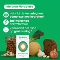 Fibractase 1200 - Testpack 6 Capsules | Helpt bij de vertering van Fructanen & Galactanen | Vermindert gasvorming | Complexe koolhydraten | Intoleran - thumbnail