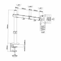 Schermtafel Support Aisens DT32TSR-039 13" - thumbnail