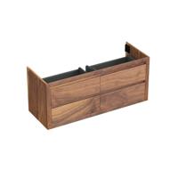 Onderkast Forzalaqua Gela 140x51x60 Cm 4 Softclose Lades Noten Pure Walnut - thumbnail