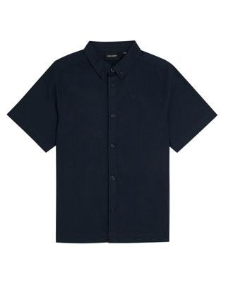 Lyle & Scott zomer blouse S/S jongens - Navy blauw