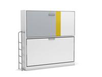 Opklap stapelbed Smart Bunk met bank - thumbnail