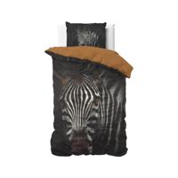 Dreamhouse - Zebra Mansion Dekbedovertrek 100% Katoen - Zwart - 140 x 220 - thumbnail