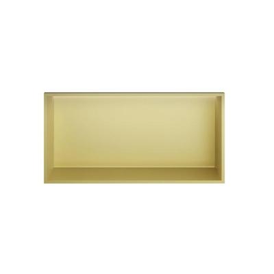 Hotbath &MORE Inbouwbox of inbouwnis - 30x60x10 - with LED IP44 - Geborsteld messing PVD BOX060LBBP Hotbath &MORE Inbouwbox of inbouwnis - 30x60x10 - with LED IP44 - Geborsteld messing PVD BOX060LBBP