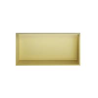 Hotbath &MORE Inbouwbox of inbouwnis - 30x60x10 - with LED IP44 - Geborsteld messing PVD BOX060LBBP - thumbnail