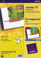Cd inlegkaart Avery L7435-25 151x118mm - thumbnail