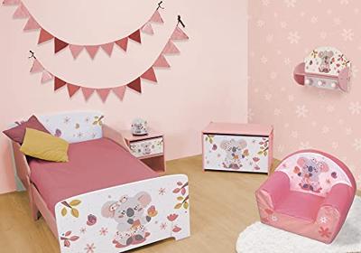 Koffer Fun House CALLY MIMI KOALA Roze Hout 40 x 58 x 36 cm