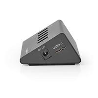 Nedis USB hub met 5 poorten - USB3.0 - Quick Charge 3.0 - externe 12V voeding / zwart - 1 meter - thumbnail