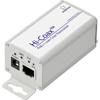 Renkforce RF-6861944 PoE++ over Coax Transceiver Coax Reikwijdte (max.): 300 m 1 stuk(s) 100 MBit/s Met PoE-functie