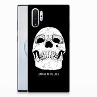 Silicone Back Case Samsung Galaxy Note 10 Plus Skull Eyes - thumbnail