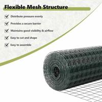 VidaXL Euro hek groen 0,8 x 10 m pvc-gecoat ijzer - thumbnail