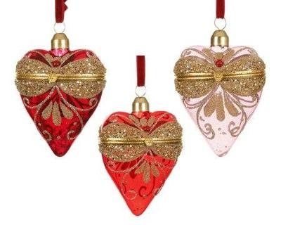 Hart glas L7b4,5h8 cm a3 Decoris - Decoris