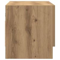 Kledingkast 70x32,5x35 cm bewerkt hout artisanaal eikenkleur - thumbnail