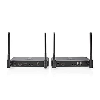 Draadloze HDMI-Zender | Wi-Fi | 5.15 - 5.85 MHz | 100 m (gezichtsveld) | Maximale resolutie: Full HD 1080p | 6.75 Gbps | IR Return-functie | ABS | Antraciet Draadloze HDMI-Zender | Wi-Fi | 5.15 - 5.85 MHz | 100 m (gezichtsveld) | Maximale resolutie: Full HD 1080p | 6.75 Gbps | IR Return-functie | ABS | Antraciet